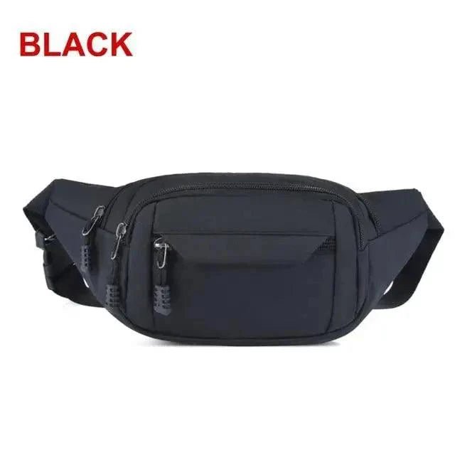 Retro Canvas Crossbody Waist Bag – Large Capacity Fanny Pack for Travel by Stevvex