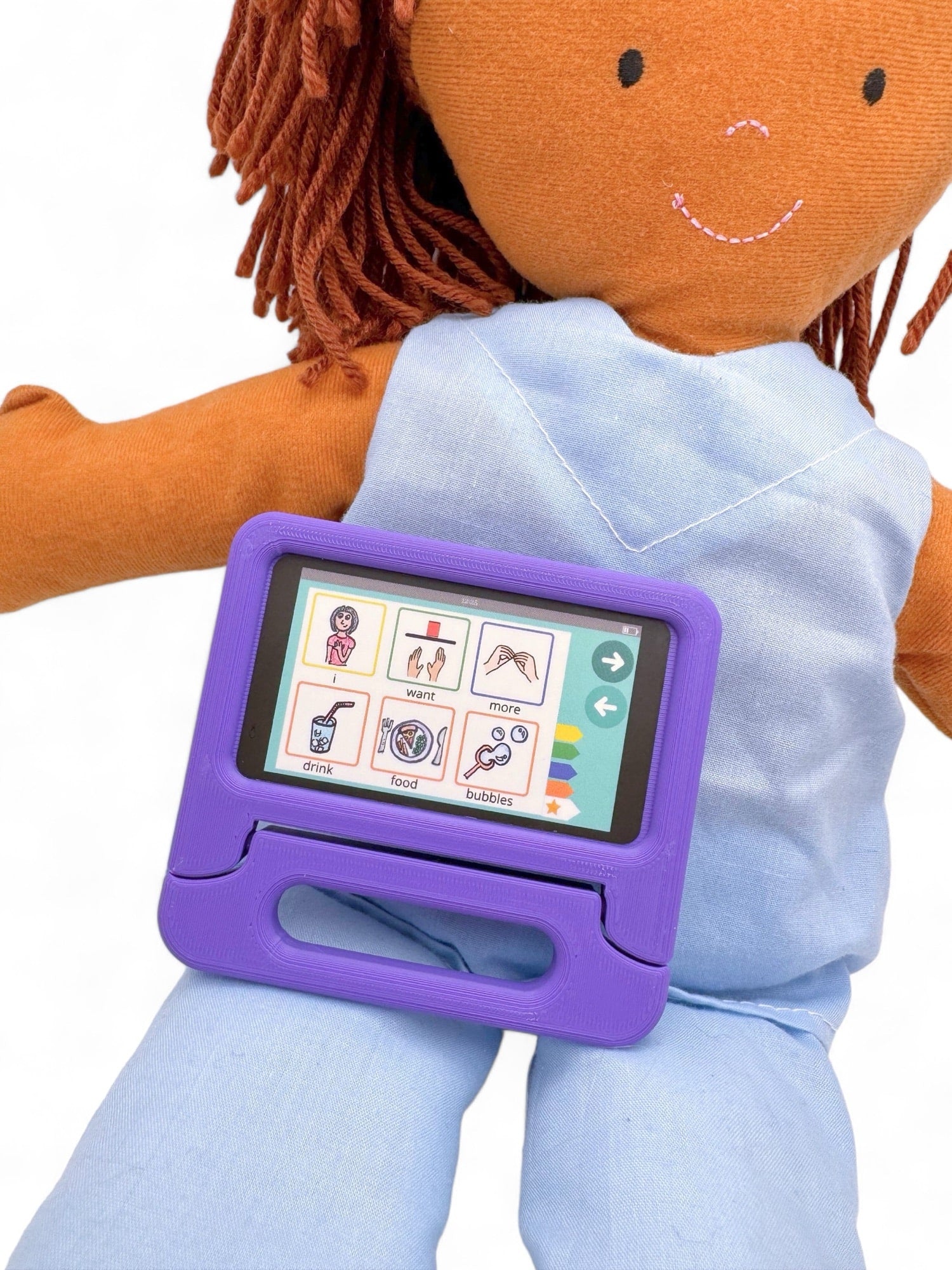 Mini AAC Device for Doll/Plush by The Butterfly Pig