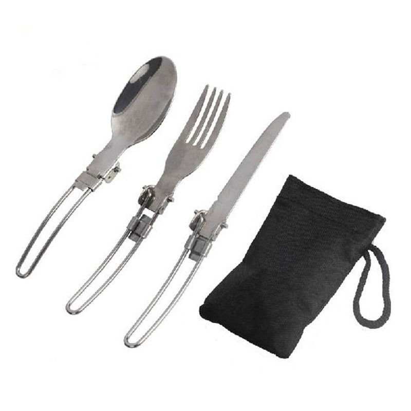 Portable Hard Aluminum Oxide Outdoor Cookware Set Convenient Three-Piece Combination Set Of Pots And Pans by V.I.P Digital Presence