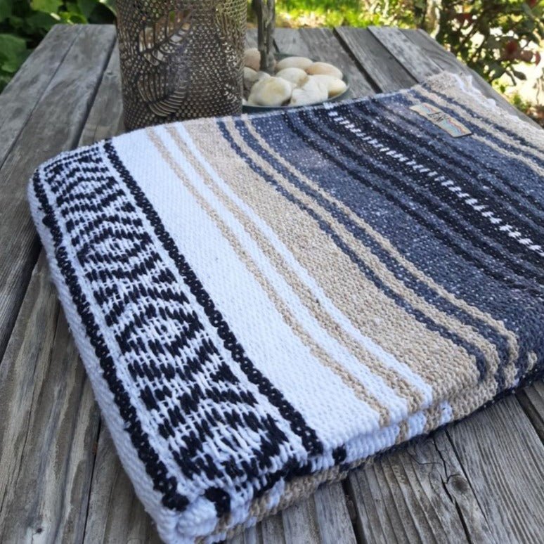 Tan Mexican Blanket by West Path