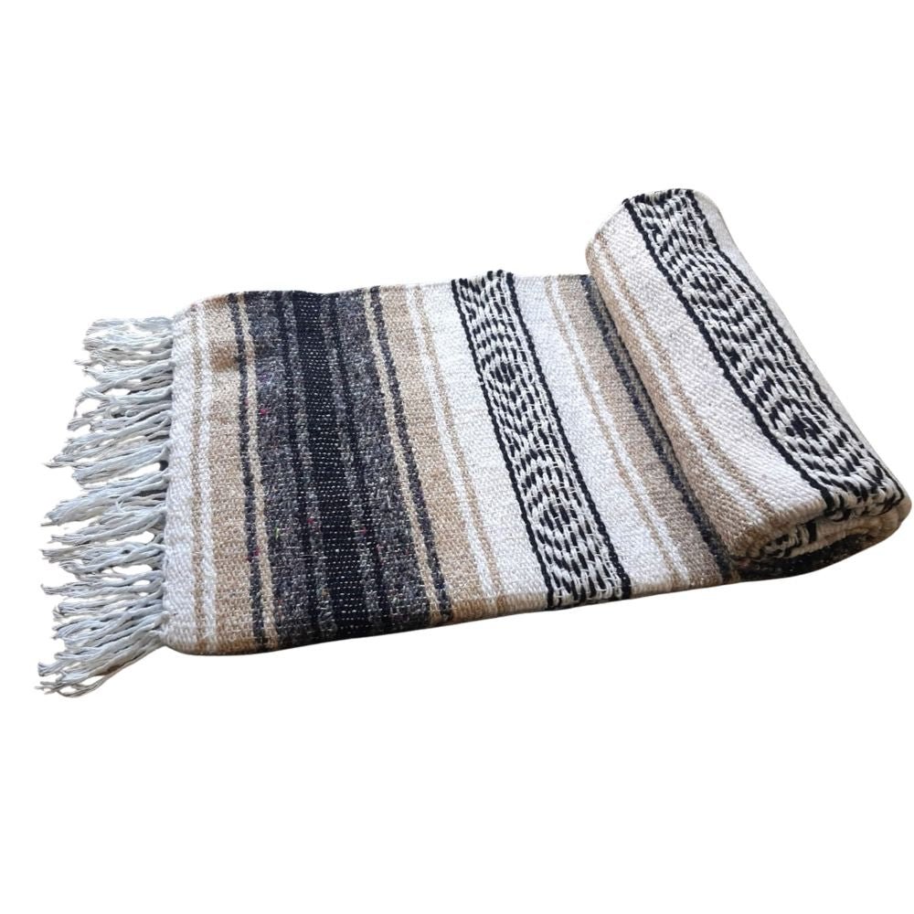 Tan Mexican Blanket by West Path